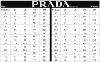 prada 44|Prada women's size chart.